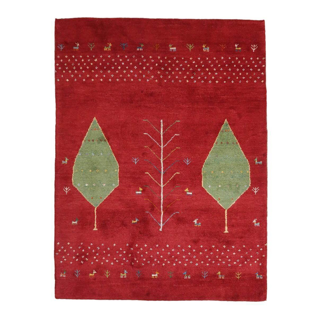 【セミオーダー受付中】  サイズ変更OK　カラー変更OK イラン　シラーズ産　ギャッベ 　（bl-11347）