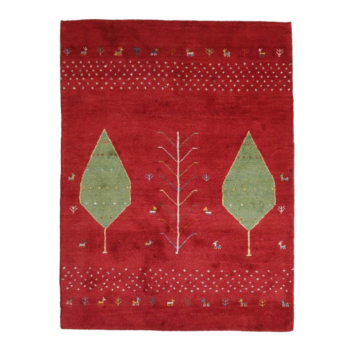 【セミオーダー受付中】  サイズ変更OK　カラー変更OK イラン　シラーズ産　ギャッベ 　（bl-11347）