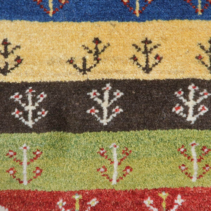 【セミオーダー受付中】  サイズ変更OK　カラー変更OK イラン　シラーズ産　ギャッベ 　（bl-11352）