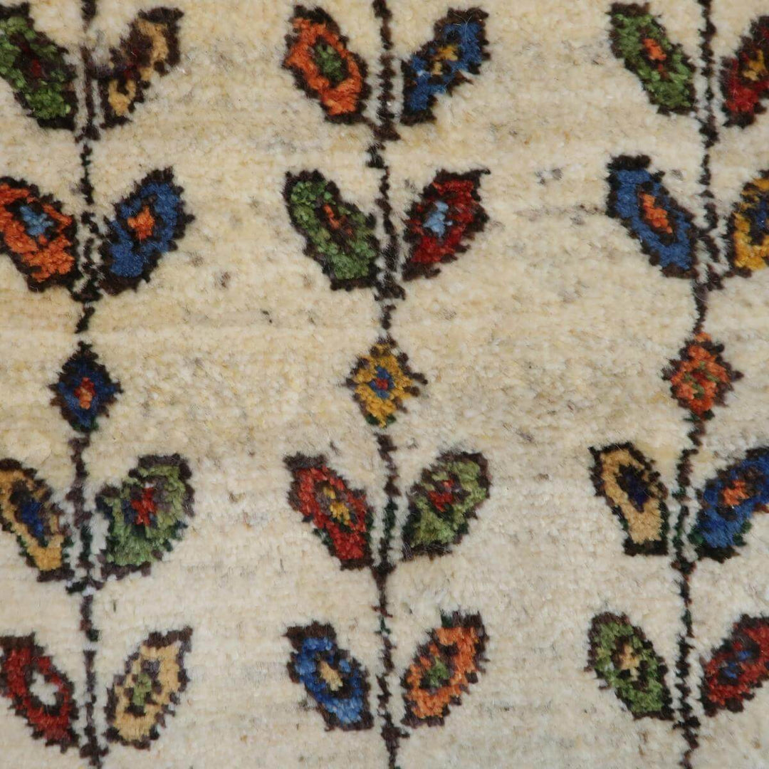 【セミオーダー受付中】  サイズ変更OK　カラー変更OK イラン　シラーズ産　ギャッベ 　（bl-11355）