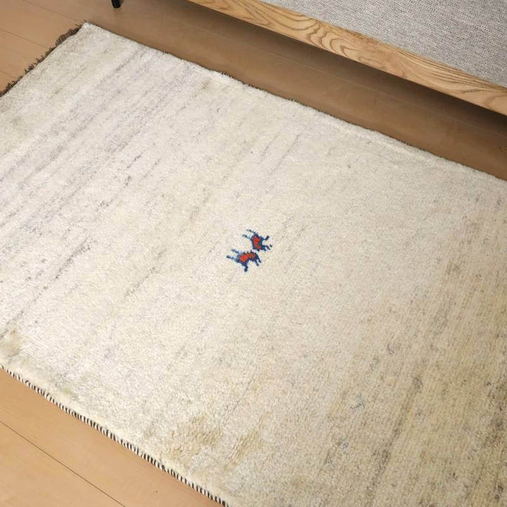 【セミオーダー受付中】  サイズ変更OK　カラー変更OK イラン　シラーズ産　ギャッベ 　（bm-10231）