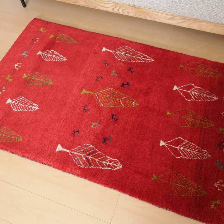【セミオーダー受付中】  サイズ変更OK　カラー変更OK イラン　シラーズ産　ギャッベ 　（bm-10360）