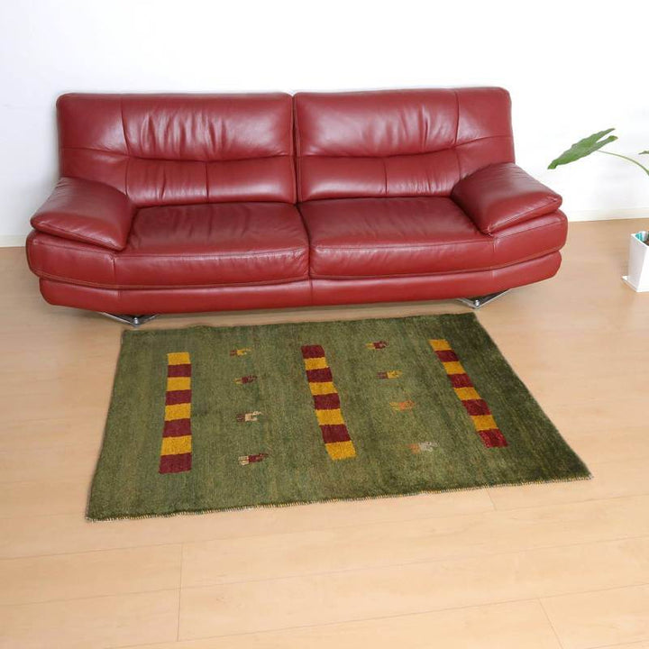 【セミオーダー受付中】  サイズ変更OK　カラー変更OK イラン　シラーズ産　ギャッベ 　（bm-10453）