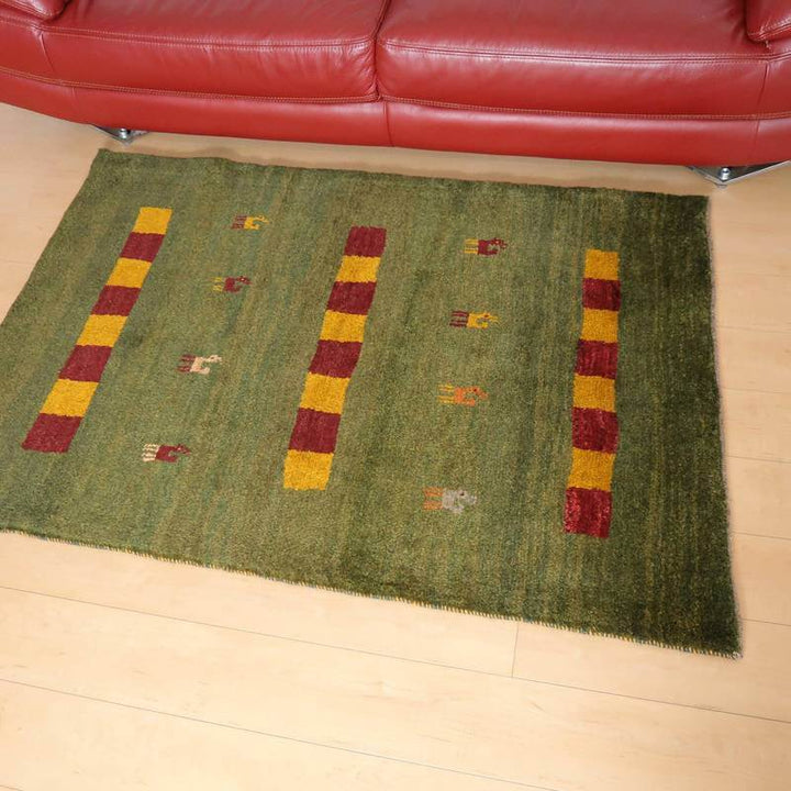 【セミオーダー受付中】  サイズ変更OK　カラー変更OK イラン　シラーズ産　ギャッベ 　（bm-10453）