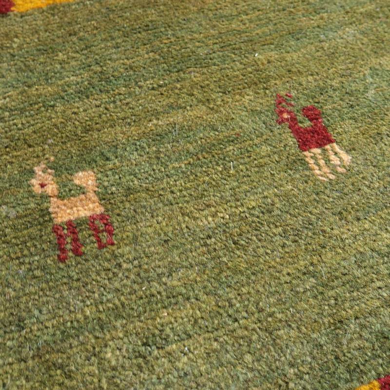 【セミオーダー受付中】  サイズ変更OK　カラー変更OK イラン　シラーズ産　ギャッベ 　（bm-10453）