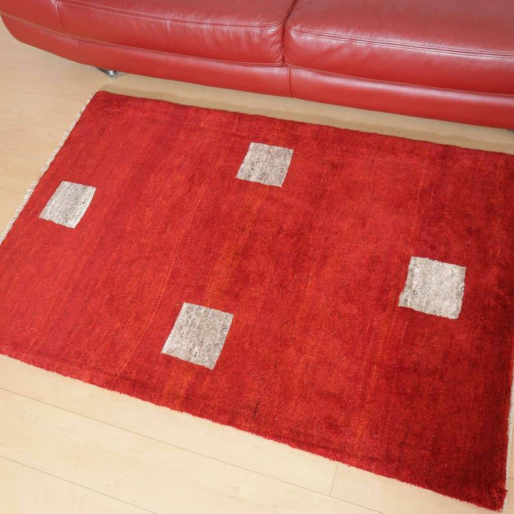 【セミオーダー受付中】  サイズ変更OK　カラー変更OK イラン　シラーズ産　ギャッベ 　（bm-10520）