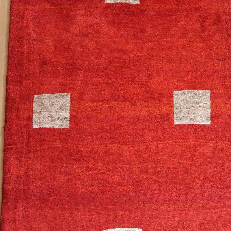 【セミオーダー受付中】  サイズ変更OK　カラー変更OK イラン　シラーズ産　ギャッベ 　（bm-10520）