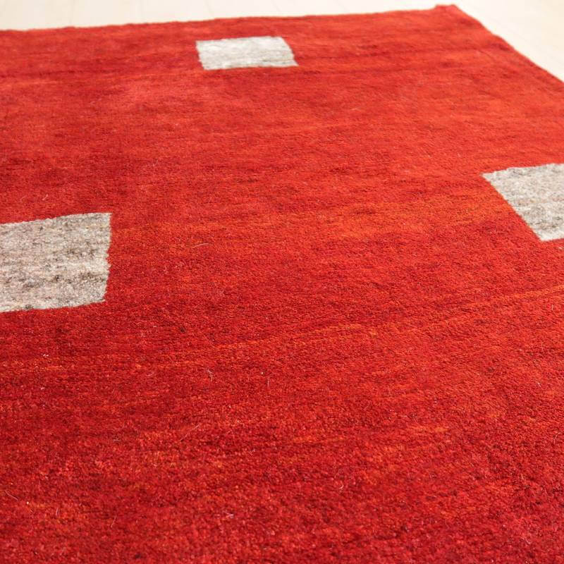 【セミオーダー受付中】  サイズ変更OK　カラー変更OK イラン　シラーズ産　ギャッベ 　（bm-10520）