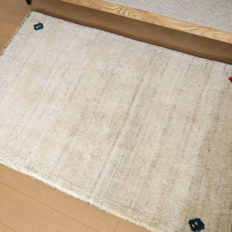 【セミオーダー受付中】  サイズ変更OK　カラー変更OK イラン　シラーズ産　ギャッベ 　（bm-10533）