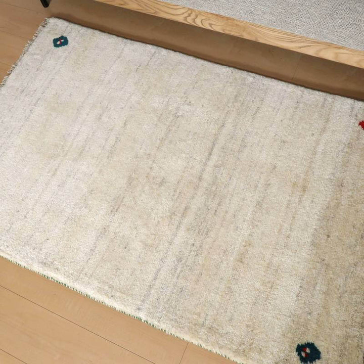 【セミオーダー受付中】  サイズ変更OK　カラー変更OK イラン　シラーズ産　ギャッベ 　（bm-10533）