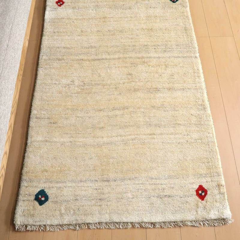 【セミオーダー受付中】  サイズ変更OK　カラー変更OK イラン　シラーズ産　ギャッベ 　（bm-10533）
