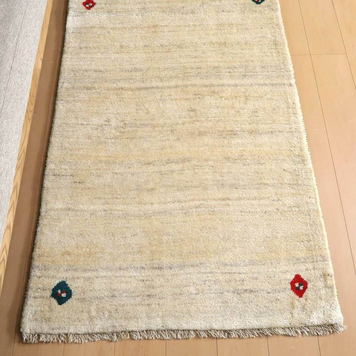 【セミオーダー受付中】  サイズ変更OK　カラー変更OK イラン　シラーズ産　ギャッベ 　（bm-10533）