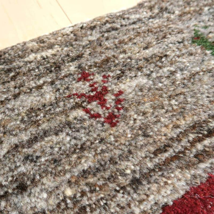 【セミオーダー受付中】  サイズ変更OK　カラー変更OK イラン　シラーズ産　ギャッベ 　（bm-10564）