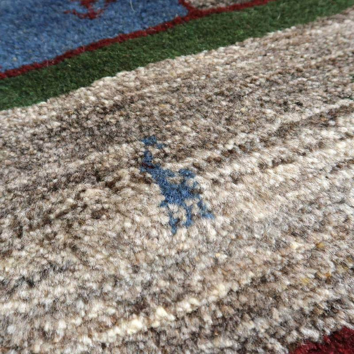 【セミオーダー受付中】  サイズ変更OK　カラー変更OK イラン　シラーズ産　ギャッベ 　（bm-10564）