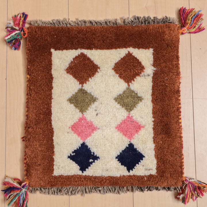 ギャッベ（ギャベ）　38×38cm（BP-12132）