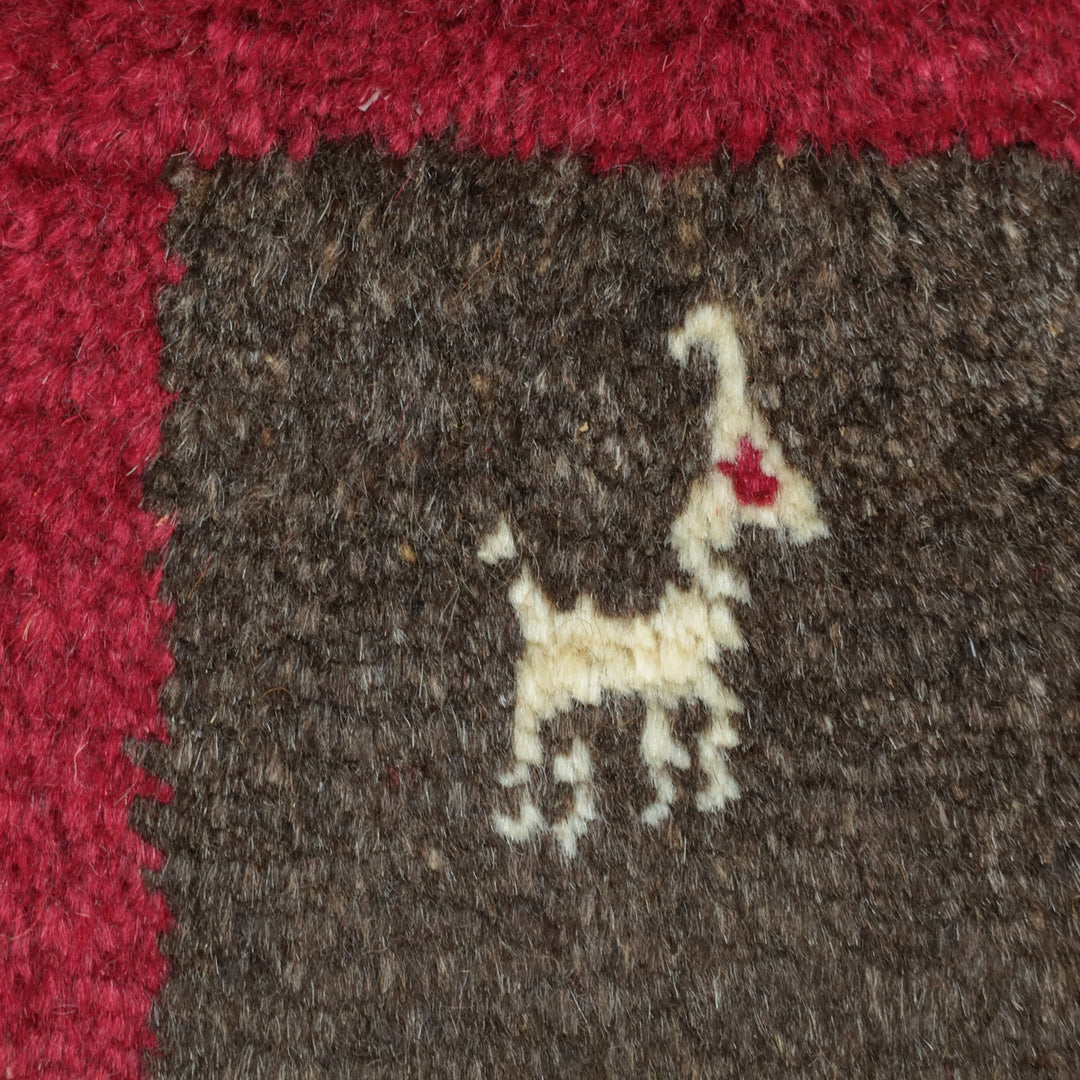 ギャッベ（ギャッベ）　40×45cm（BP-12631）