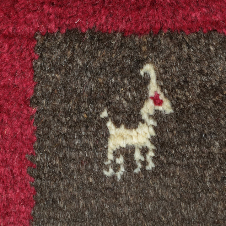 ギャッベ（ギャッベ）　40×45cm（BP-12631）