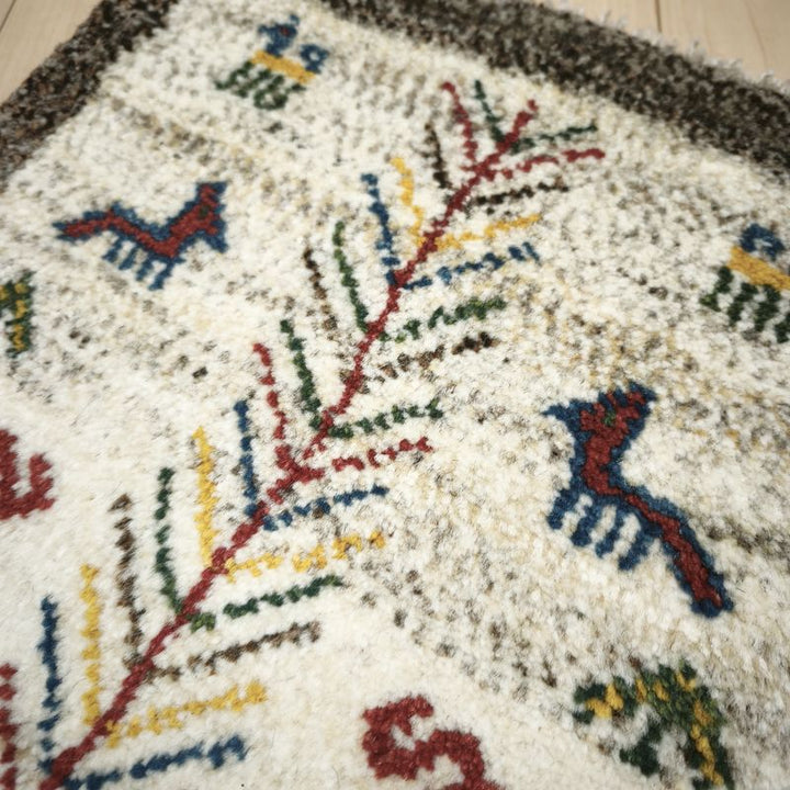 ギャッベ（ギャベ）ラティーフ　39×40cm（BP-12982）