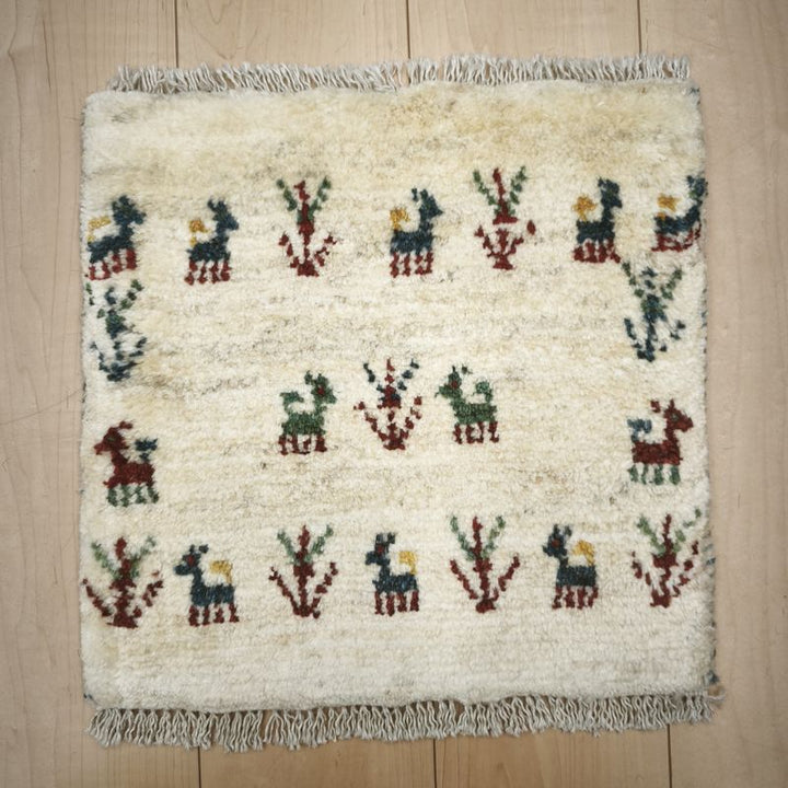 ギャッベ（ギャベ）ラティーフ　40×40cm（BP-12984）