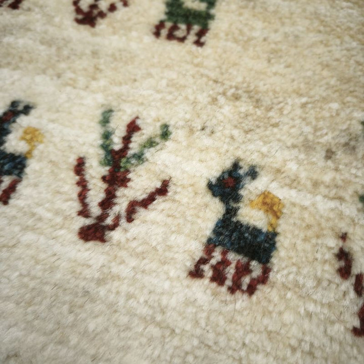 ギャッベ（ギャベ）ラティーフ　40×40cm（BP-12984）