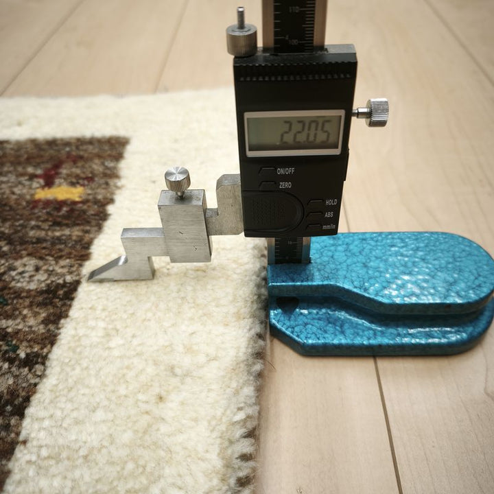 ギャッベ（ギャベ）ラティーフ　41×42cm（BP-12986）