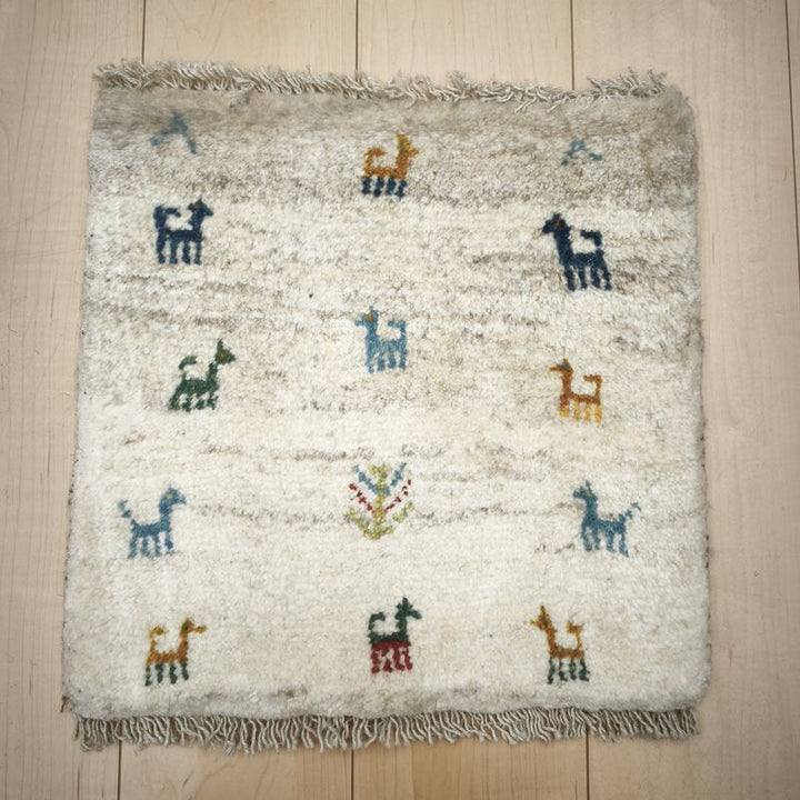 ギャッベ（ギャベ）ラティーフ　42×42cm（BP-12988）