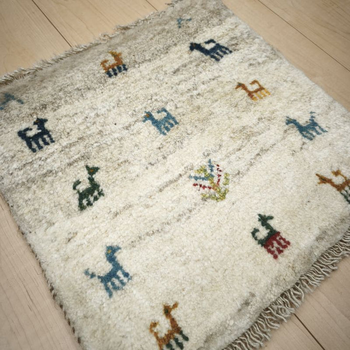 ギャッベ（ギャベ）ラティーフ　42×42cm（BP-12988）