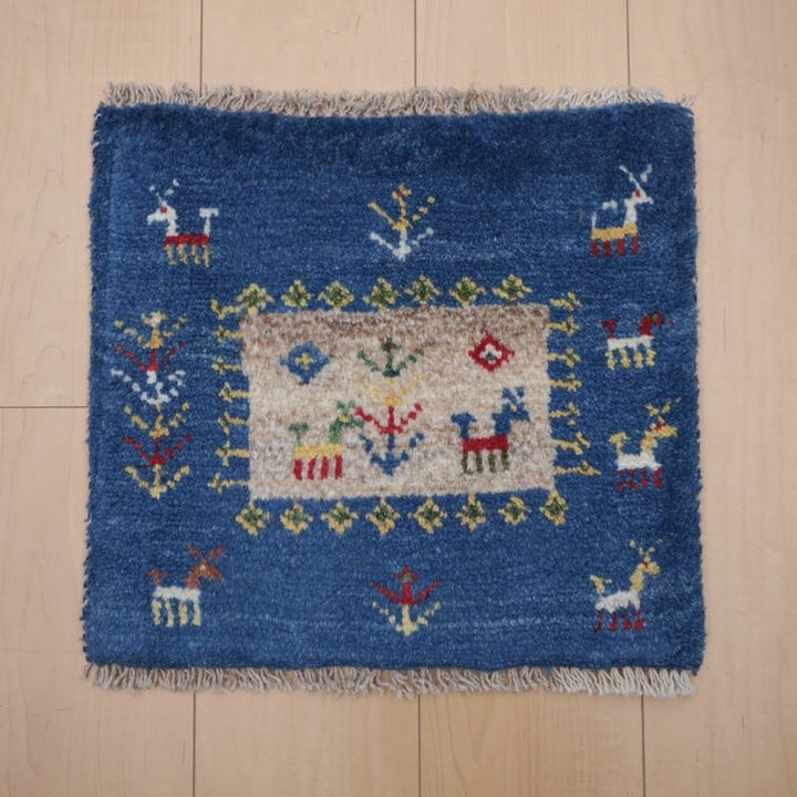 ギャッベ（ギャベ）ラティーフ　38×42cm（BP-12993）