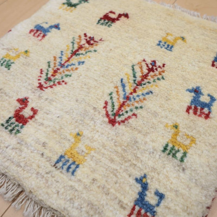 ギャッベ（ギャベ）ラティーフ　39×39cm（BP-12995）