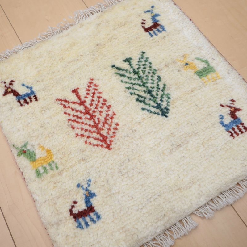 ギャッベ（ギャベ）ラティーフ　40×40cm（BP-12999）