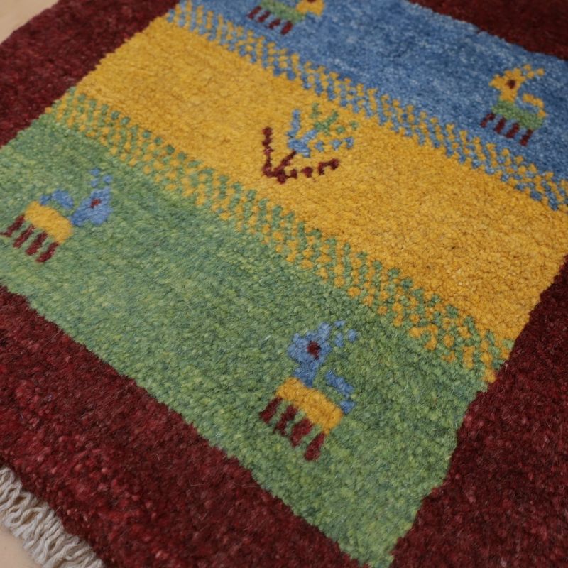 ギャッベ（ギャベ）ラティーフ　40×41cm（BP-13001）