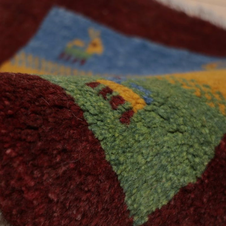 ギャッベ（ギャベ）ラティーフ　40×41cm（BP-13001）