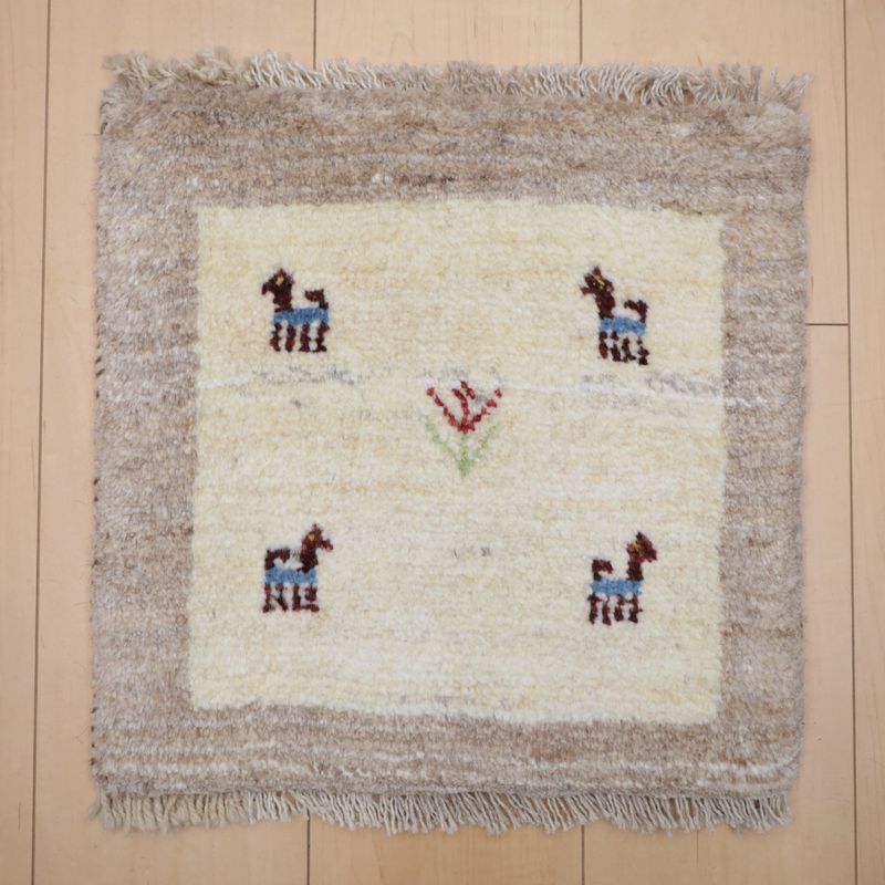 ギャッベ（ギャベ）ラティーフ　39×39cm（BP-13005）