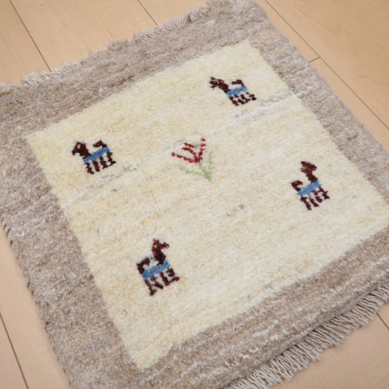 ギャッベ（ギャベ）ラティーフ　39×39cm（BP-13005）