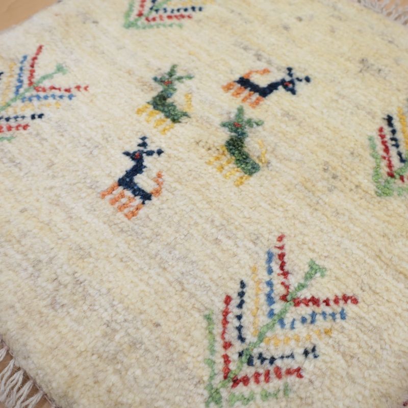 ギャッベ（ギャベ）ラティーフ　42×43cm（BP-13006）