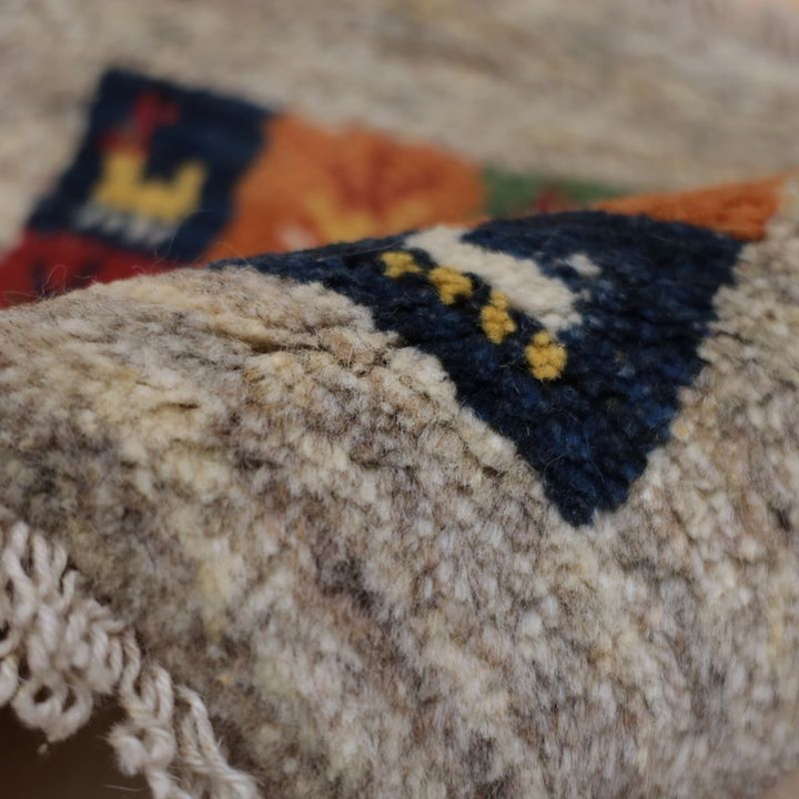 ギャッベ（ギャベ）ラティーフ　41×37cm（BP-13008）