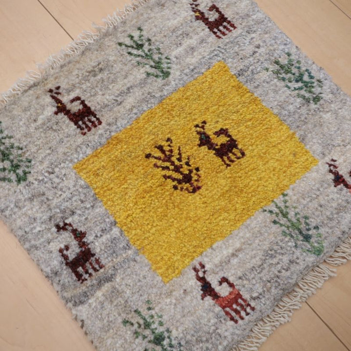 ギャッベ（ギャベ）ラティーフ　39×41cm（BP-13009）