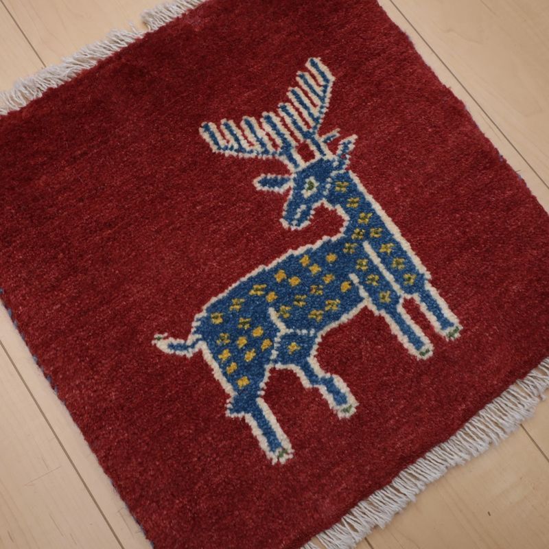 ギャッベ（ギャベ）ラティーフ　43×42cm（BP-13013）