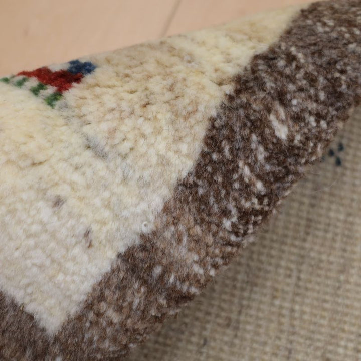 ギャッベ（ギャベ）ラティーフ　41×39cm（BP-13014）