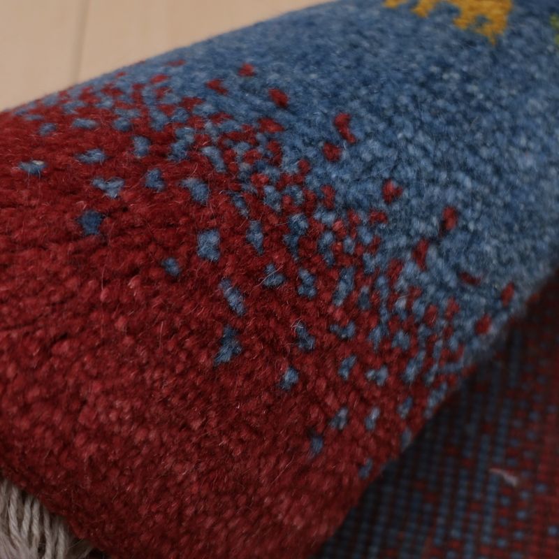 ギャッベ（ギャベ）ラティーフ　40×43cm（BP-13015）