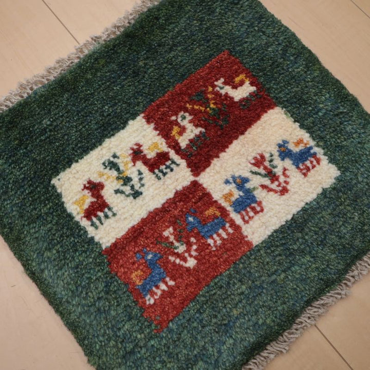 ギャッベ（ギャベ）ラティーフ　37×39cm（BP-13016）