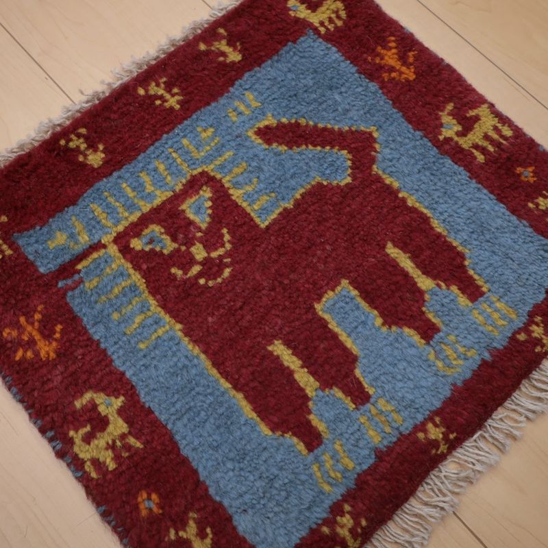 ギャッベ（ギャベ）ラティーフ　39×43cm（BP-13017）