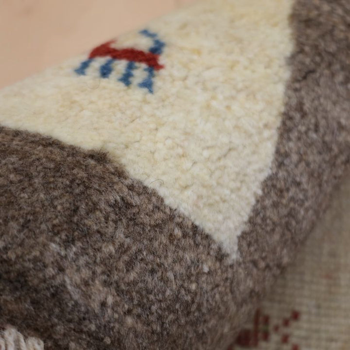 ギャッベ（ギャベ）ラティーフ　42×39cm（BP-13018）