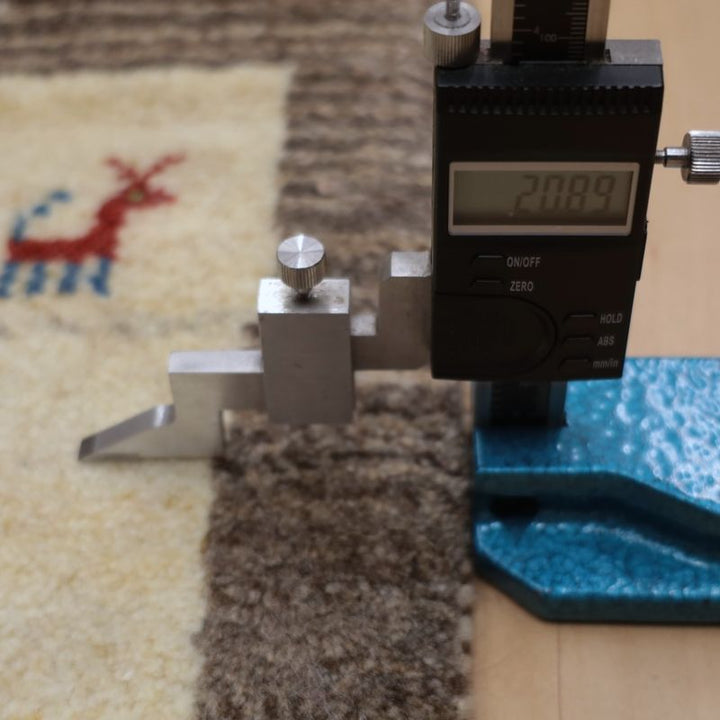 ギャッベ（ギャベ）ラティーフ　42×39cm（BP-13018）