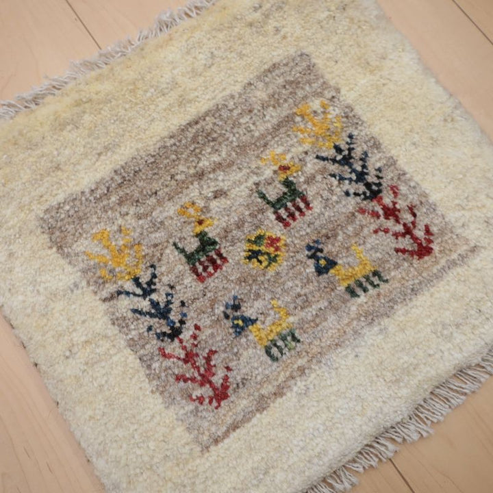 ギャッベ（ギャベ）ラティーフ　39×42cm（BP-13019）