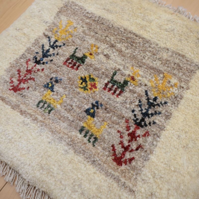 ギャッベ（ギャベ）ラティーフ　39×42cm（BP-13019）