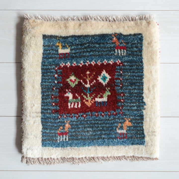 ギャッベ（ギャベ）ラティーフ　38×38cm（BP-13046）