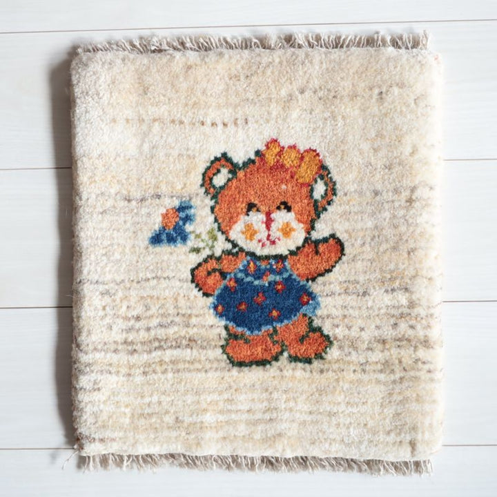 ギャッベ（ギャベ）ラティーフ　43×39cm（BP-13047）