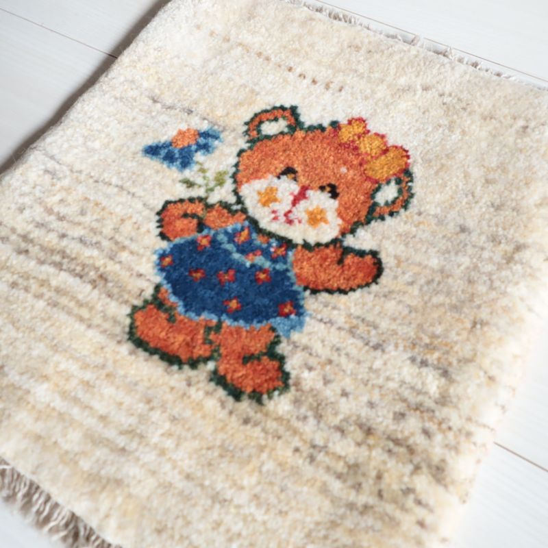 ギャッベ（ギャベ）ラティーフ　43×39cm（BP-13047）