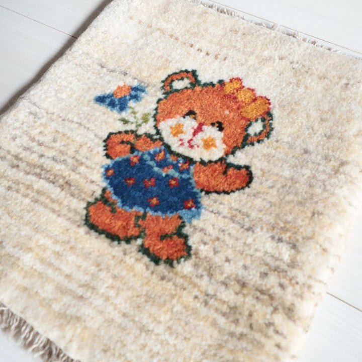 ギャッベ（ギャベ）ラティーフ　43×39cm（BP-13047）